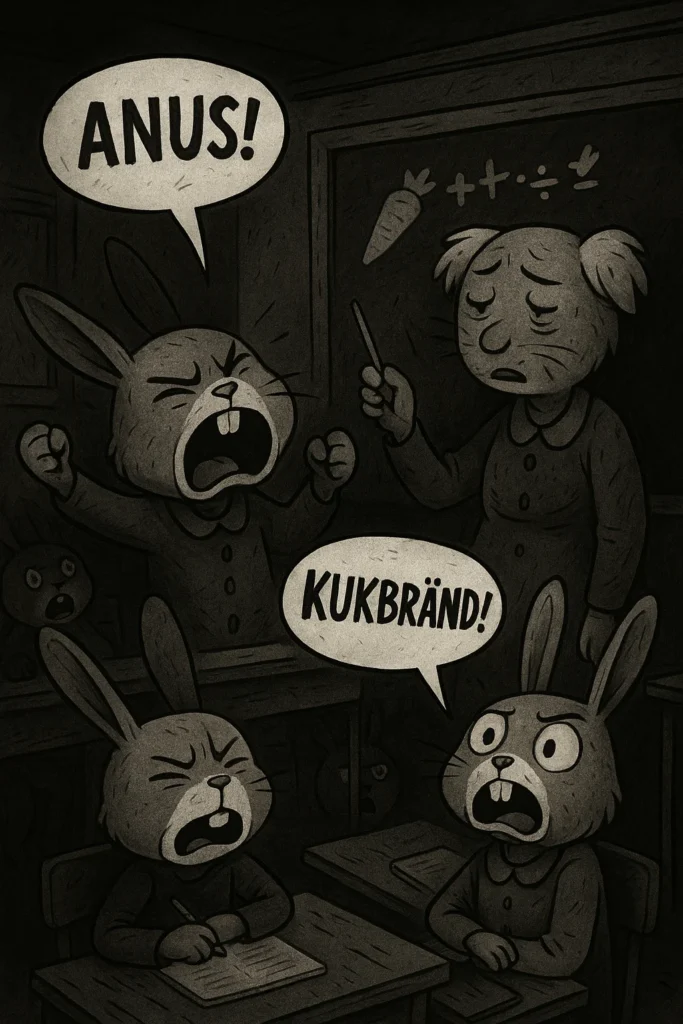 Tourettekaninerna – 🗯️ När morotslandet fylldes av tvång