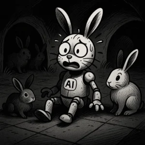 BurBot 3000 – 🐇 AI-kaninen som ville vara fluffig på riktigt