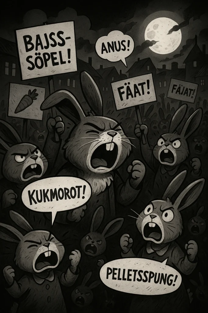 Tourettekaninerna – 🗯️ När morotslandet fylldes av tvång